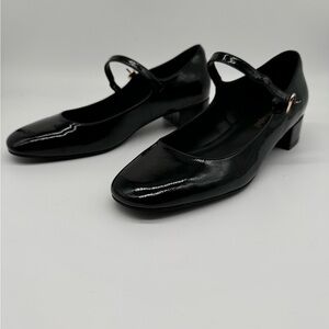 Jeffrey Campbell black patent Coucou Mary Jane size 8 LIKE NEW